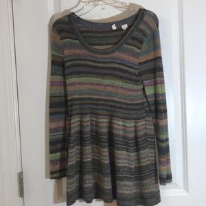 Anthropologie, Striped, Sweater Top